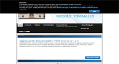 Desktop Screenshot of niccolotommaseo.it